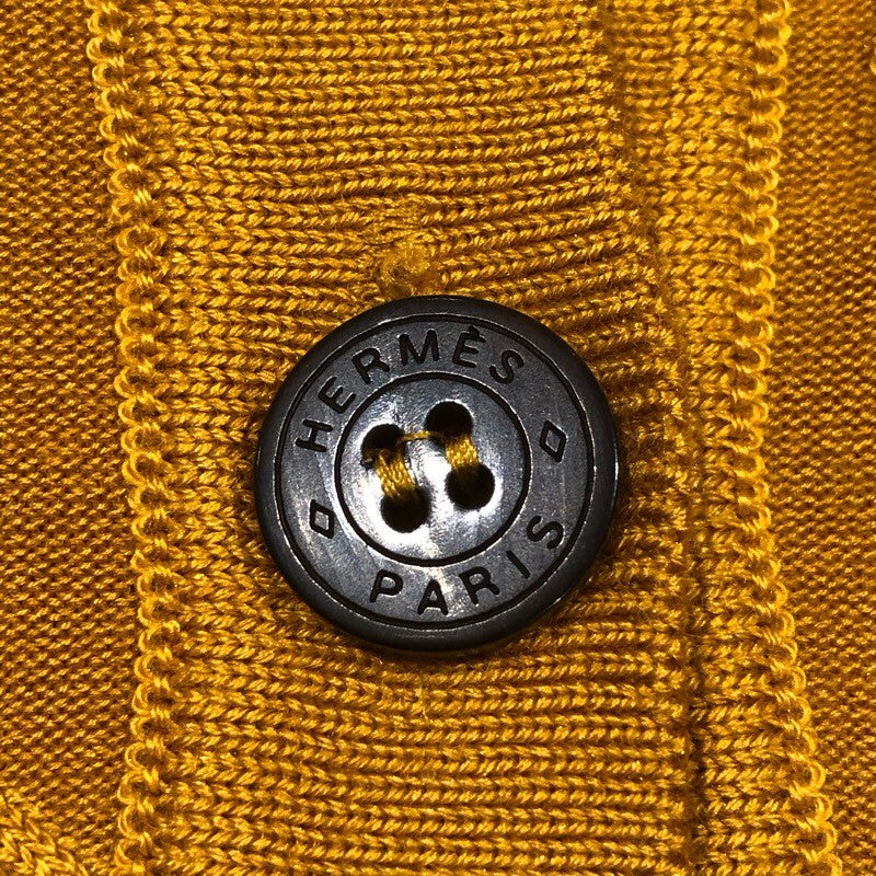 エルメス HERMES セリエボタンニットカーディガン カシミヤ レディース カーディガン