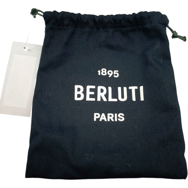 ベルルッティ Berluti カリグラフィベルト 90cm ブラウン×カーキ ベネチアンレザー メンズ ベルト