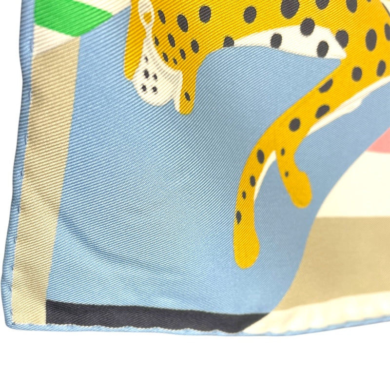 エルメス HERMES カレ90 LE CARROUSEL DU TIGER ROYAL マルチカラー シルク100％ レディース スカーフ