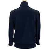 シャネル CHANEL ココマークボタンタートルネックニットセーター P62206 ネイビー ウール レディース セーター