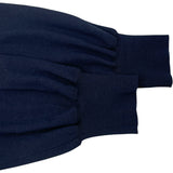 シャネル CHANEL ココマークボタンタートルネックニットセーター P62206 ネイビー ウール レディース セーター