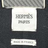 エルメス HERMES ミンクファー切替カシミヤコート ブラック カシミヤ レディース その他アウター