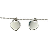 ティファニー TIFFANY＆CO リターントゥティファニー ミニダブルハートタグペンダント シルバー/ピンク Ag925 ジュエリー