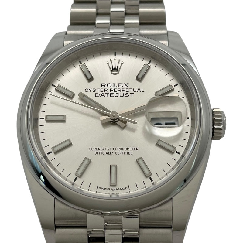 ロレックス ROLEX デイトジャスト36 126200 シルバー SS 自動巻き メンズ 腕時計