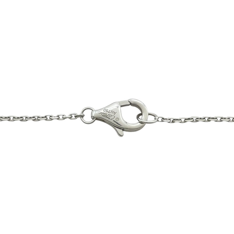 カルティエ Cartier トリニティダイヤ/ブラックセラミック ネックレス ホワイトゴールド Au750 ジュエリー