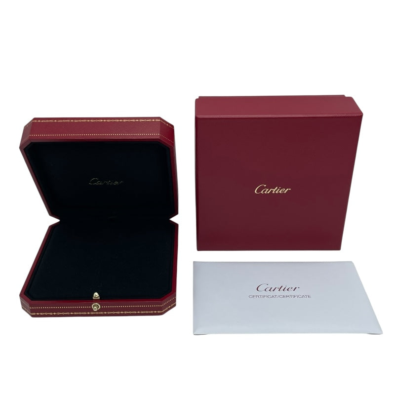 カルティエ Cartier トリニティダイヤ/ブラックセラミック ネックレス ホワイトゴールド Au750 ジュエリー
