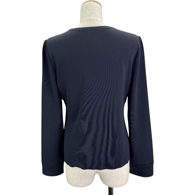 フォクシー FOXEY ニットトップス 36949 ネイビー ポリエステル レディース ニット