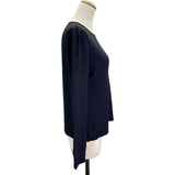 フォクシー FOXEY ニットトップス 36949 ネイビー ポリエステル レディース ニット