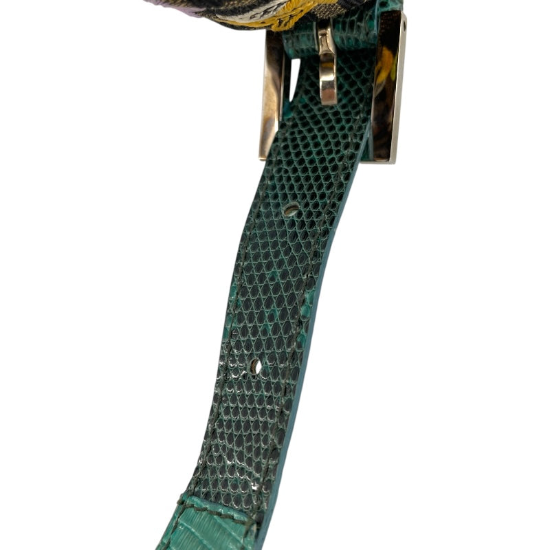 フェンディ FENDI ズッカ柄マンマバケット 26424 ブラウン/ブルー キャンバス/レザー レディース ショルダーバッグ