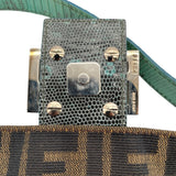 フェンディ FENDI ズッカ柄マンマバケット 26424 ブラウン/ブルー キャンバス/レザー レディース ショルダーバッグ