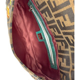 フェンディ FENDI ズッカ柄マンマバケット 26424 ブラウン/ブルー キャンバス/レザー レディース ショルダーバッグ
