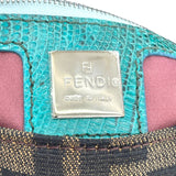 フェンディ FENDI ズッカ柄マンマバケット 26424 ブラウン/ブルー キャンバス/レザー レディース ショルダーバッグ
