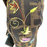 フェンディ FENDI ズッカ柄マンマバケット 26424 ブラウン/ブルー キャンバス/レザー レディース ショルダーバッグ