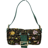 フェンディ FENDI ズッカ柄マンマバケット 26424 ブラウン/ブルー キャンバス/レザー レディース ショルダーバッグ