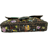 フェンディ FENDI ズッカ柄マンマバケット 26424 ブラウン/ブルー キャンバス/レザー レディース ショルダーバッグ