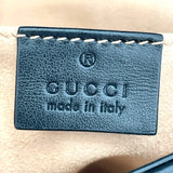 グッチ GUCCI GGマーモントスモールショルダーバッグ 446744 ブラック レザー レディース ショルダーバッグ