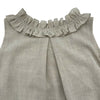 フォクシー FOXEY DAISY LIN for FOXEY Resort Frillノースリーブワンピース ベージュ トリアセテート レディース ワンピース