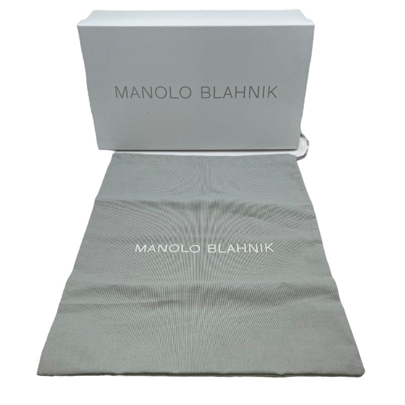 マノロブラニク Manolo Blahnik VARENNA ヒールパンプス ネイビー スウェード レディース パンプス
