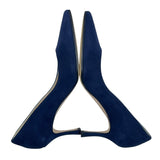 マノロブラニク Manolo Blahnik VARENNA ヒールパンプス ネイビー スウェード レディース パンプス