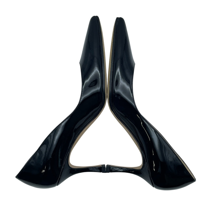 マノロブラニク Manolo Blahnik VARENNA ヒールパンプス ブラック エナメル レディース パンプス