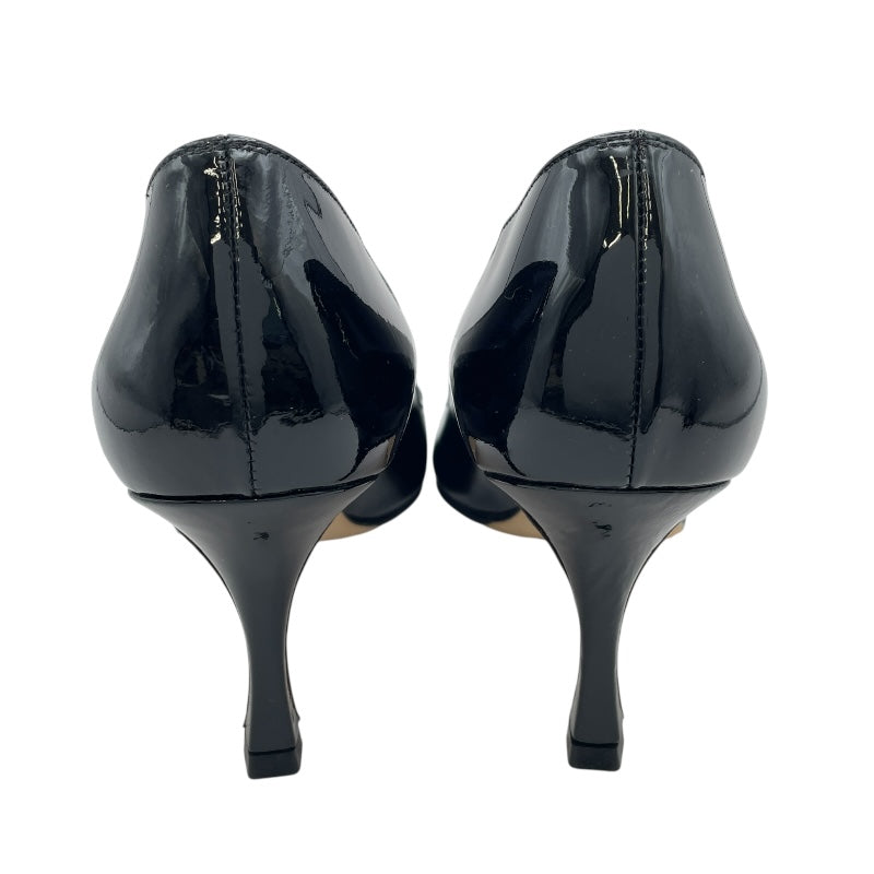 マノロブラニク Manolo Blahnik VARENNA ヒールパンプス ブラック エナメル レディース パンプス