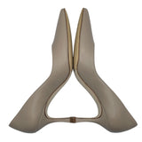 マノロブラニク Manolo Blahnik VARENNA ヒールパンプス ベージュ レザー レディース パンプス
