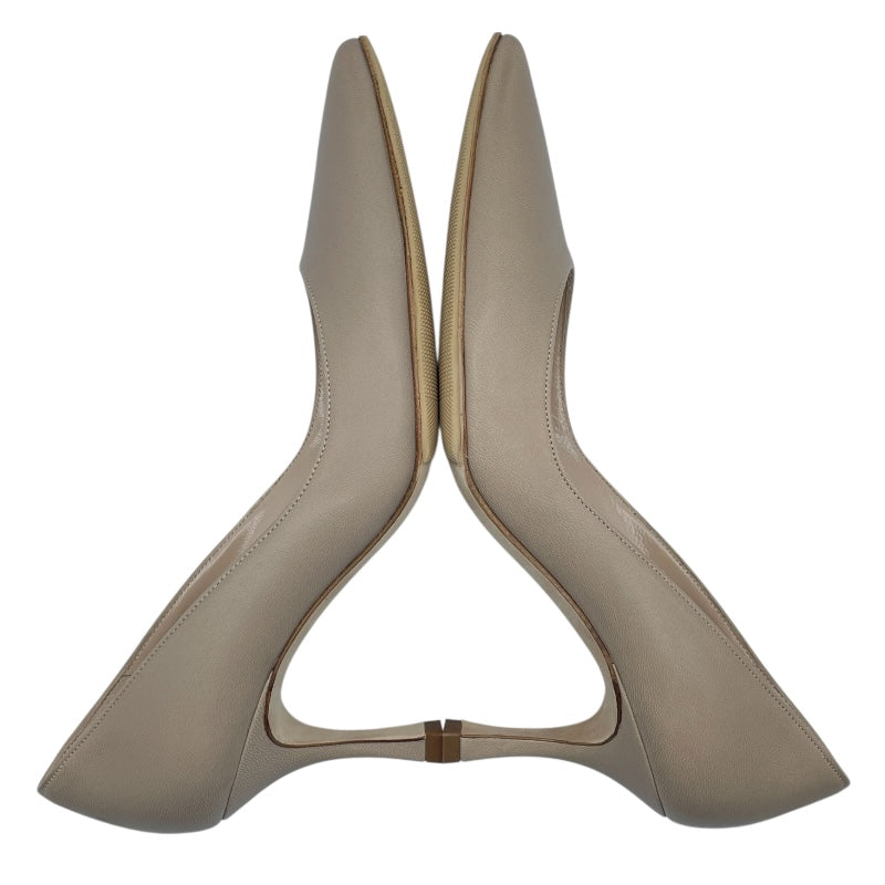 マノロブラニク Manolo Blahnik VARENNA ヒールパンプス ベージュ レザー レディース パンプス