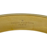 ルイ・ヴィトン LOUIS VUITTON ブラスレ・LVコンフィデンシャルPM M68434 パープル/ホワイト GD金具 メタル/エナメル レディース バングル