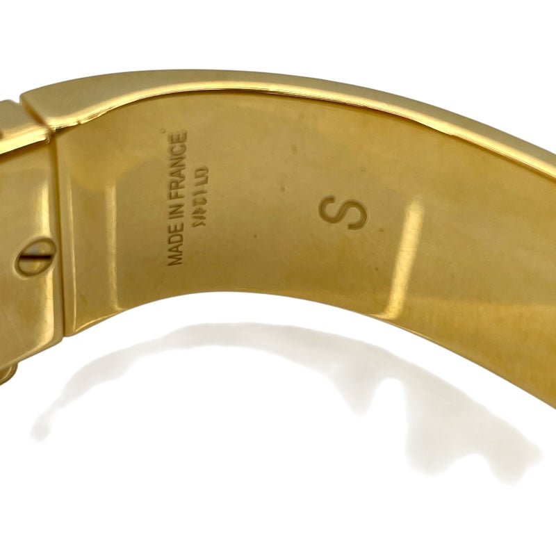 ルイ・ヴィトン LOUIS VUITTON ブラスレ・LVコンフィデンシャルPM M68434 パープル/ホワイト GD金具 メタル/エナメル レディース バングル