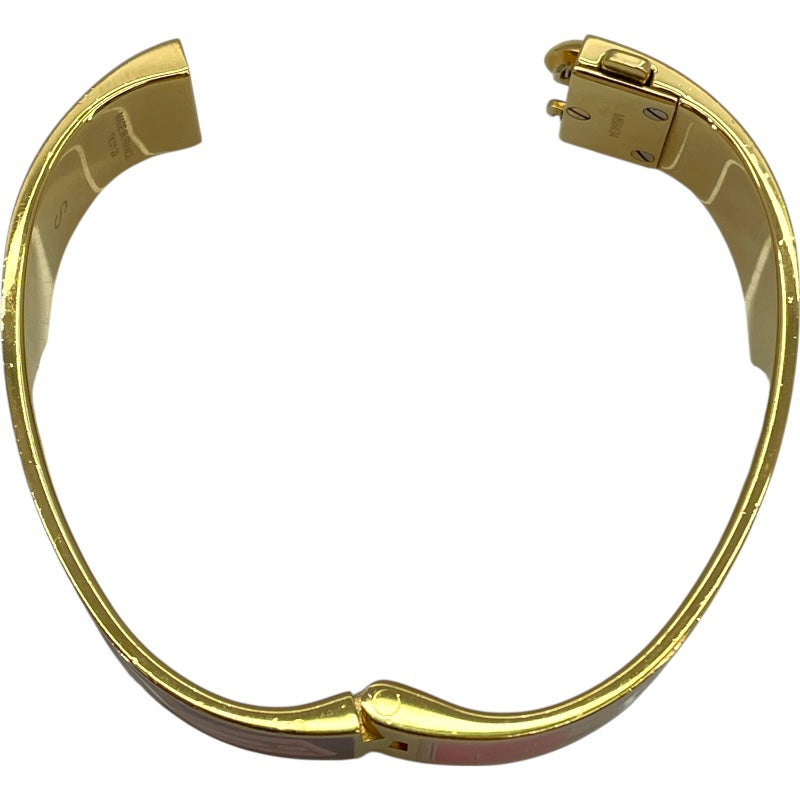 ルイ・ヴィトン LOUIS VUITTON ブラスレ・LVコンフィデンシャルPM M68434 パープル/ホワイト GD金具 メタル/エナメル レディース バングル