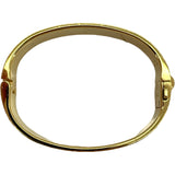 ルイ・ヴィトン LOUIS VUITTON ブラスレ・LVコンフィデンシャルPM M68434 パープル/ホワイト GD金具 メタル/エナメル レディース バングル