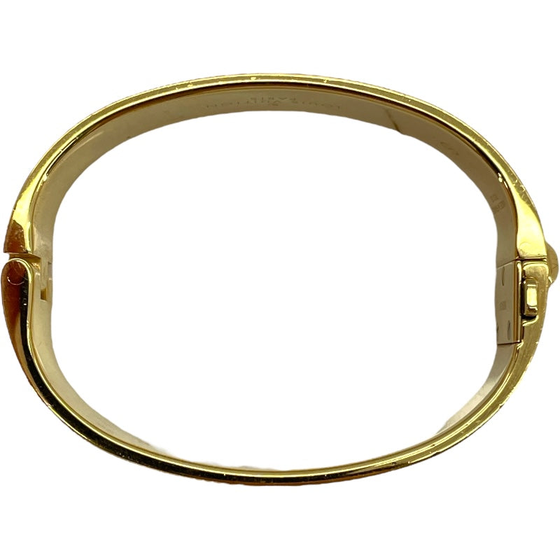 ルイ・ヴィトン LOUIS VUITTON ブラスレ・LVコンフィデンシャルPM M68434 パープル/ホワイト GD金具 メタル/エナメル レディース バングル
