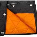 バーバリーロンドン BURBERRY LONDON バックロゴキルティングジャケット 8030074 ブラック ナイロン メンズ ダウンジャケット