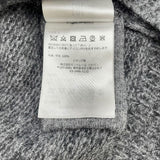 モンクレール MONCLER ロゴワッペン長袖ニットセーター C-TIND-22-5191 グレー 羊毛 メンズ セーター