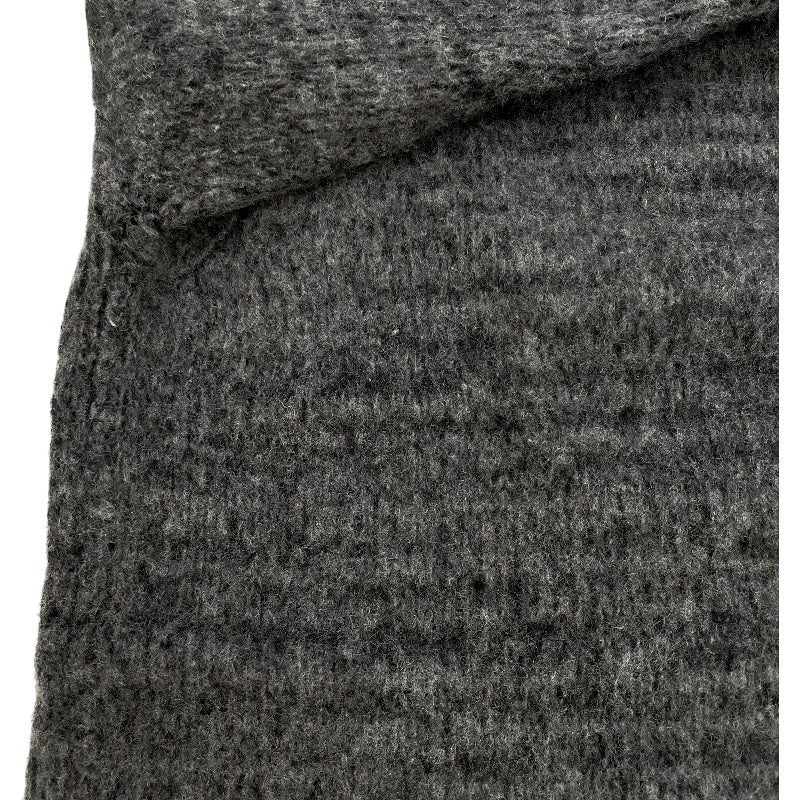 モンクレール MONCLER ロゴワッペン長袖ニットセーター C-TIND-22-5191 グレー 羊毛 メンズ セーター