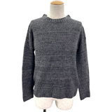 モンクレール MONCLER ロゴワッペン長袖ニットセーター C-TIND-22-5191 グレー 羊毛 メンズ セーター