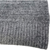 モンクレール MONCLER ロゴワッペン長袖ニットセーター C-TIND-22-5191 グレー 羊毛 メンズ セーター