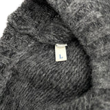 モンクレール MONCLER ロゴワッペン長袖ニットセーター C-TIND-22-5191 グレー 羊毛 メンズ セーター