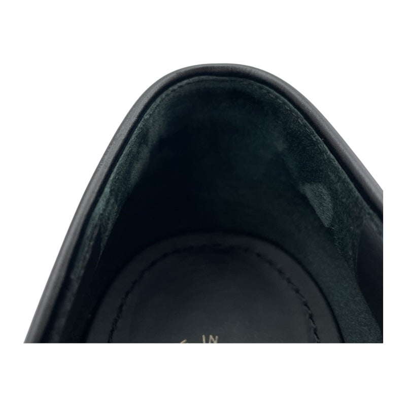 シャネル CHANEL ココマークチェーンローファー G35067 ブラック レザー レディース ローファー