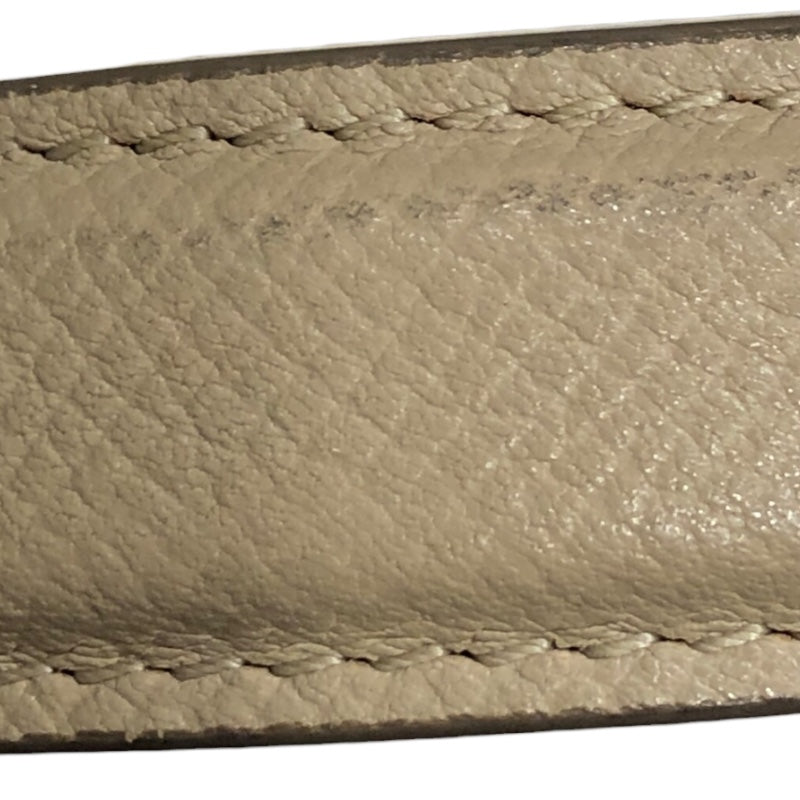 セリーヌ CELINE ベルトバッグマイクロ 189153 ベージュ レザー レディース ショルダーバッグ