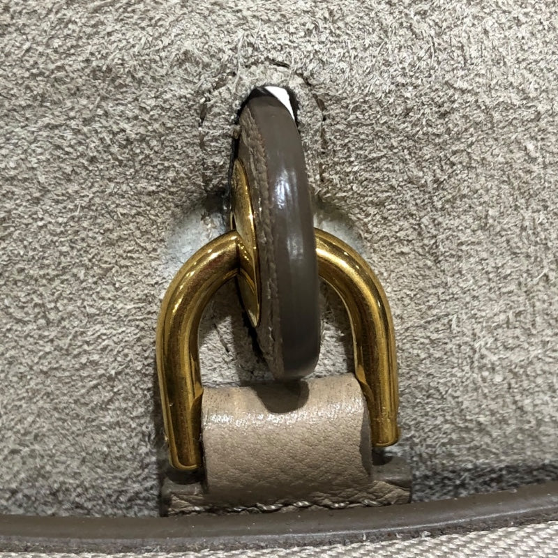 セリーヌ CELINE ベルトバッグマイクロ 189153 ベージュ レザー レディース ショルダーバッグ