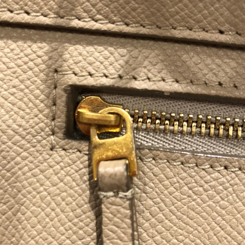 セリーヌ CELINE ベルトバッグマイクロ 189153 ベージュ レザー レディース ショルダーバッグ