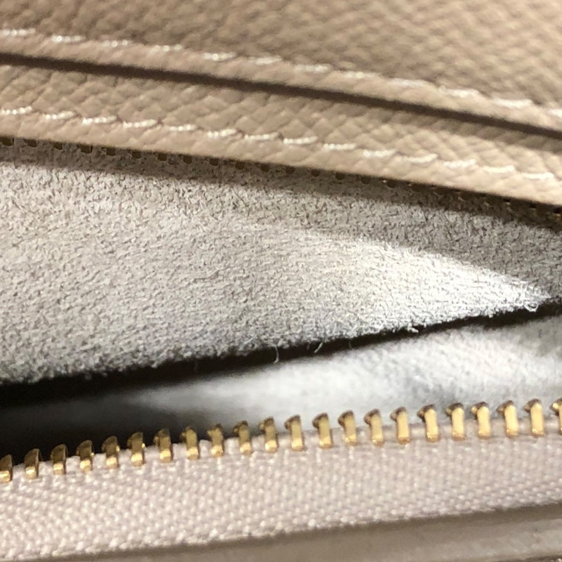 セリーヌ CELINE ベルトバッグマイクロ 189153 ベージュ レザー レディース ショルダーバッグ