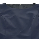 フォクシー ニューヨーク FOXEY NEW YORK Celestia 半袖ワンピース 45327 ネイビー トリアセテート レディース ワンピース
