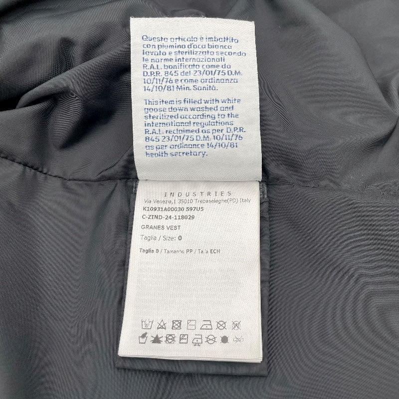 モンクレール MONCLER GRANES ダウンベスト K10931A00030 ブラック ナイロン レディース ベスト