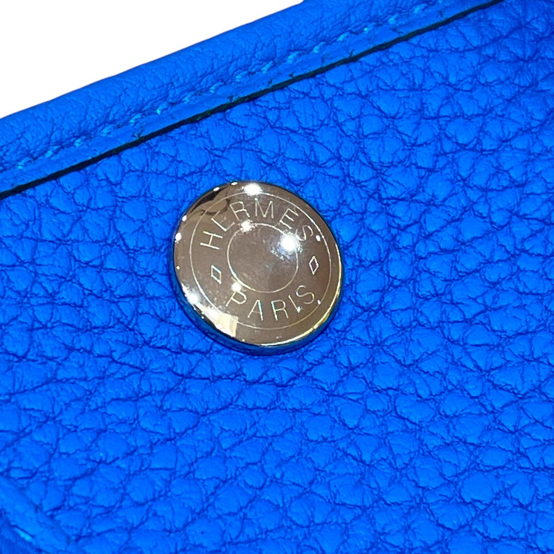 エルメス HERMES ネオガーデン23 W刻 ブルーイドラ ネゴンダ レディース ハンドバッグ