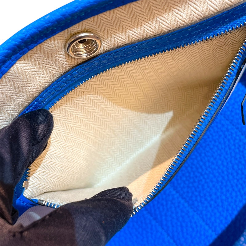 エルメス HERMES ネオガーデン23 W刻 ブルーイドラ ネゴンダ レディース ハンドバッグ