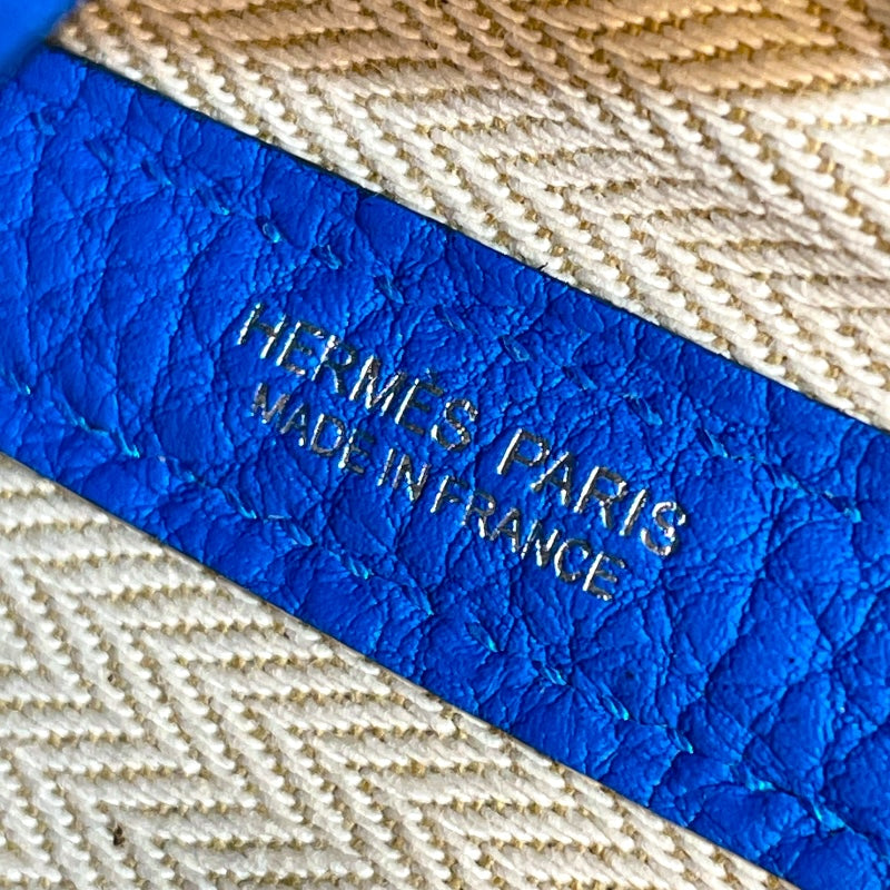 エルメス HERMES ネオガーデン23 W刻 ブルーイドラ ネゴンダ レディース ハンドバッグ
