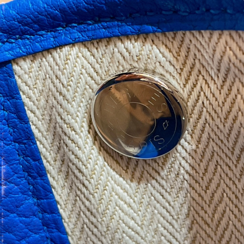 エルメス HERMES ネオガーデン23 W刻 ブルーイドラ ネゴンダ レディース ハンドバッグ