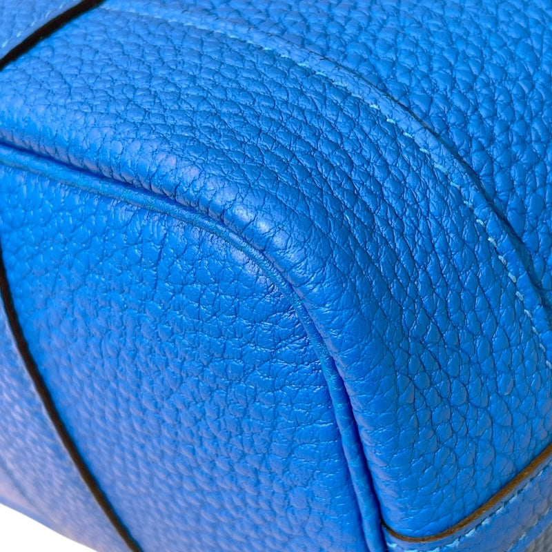 エルメス HERMES ネオガーデン23 W刻 ブルーイドラ ネゴンダ レディース ハンドバッグ